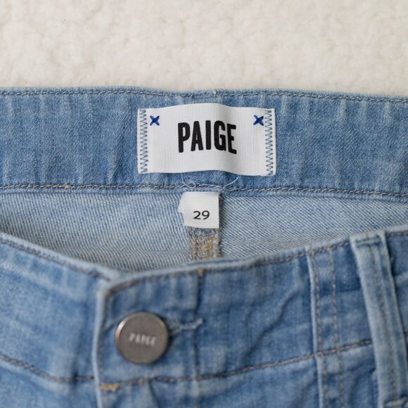 Paige Mayslie Jogger Light Wash Jeans Women's Sz 29 - Picture 3 of 16